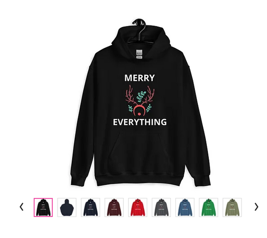 MERRY EVERYTHING Unisex Hoodie