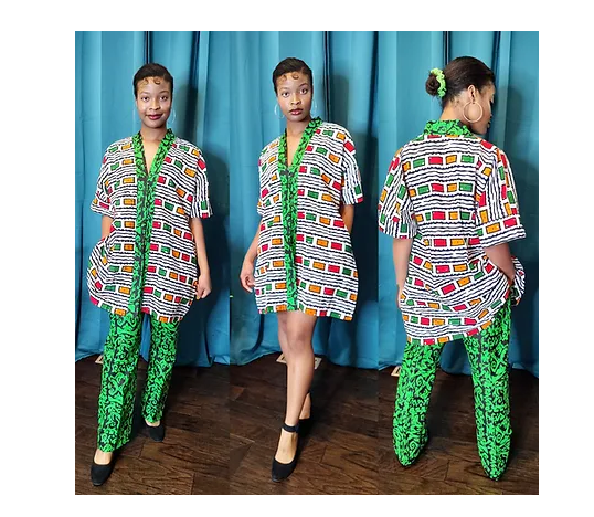 PALOMA AFRICAN PRINT 2 PCS SET