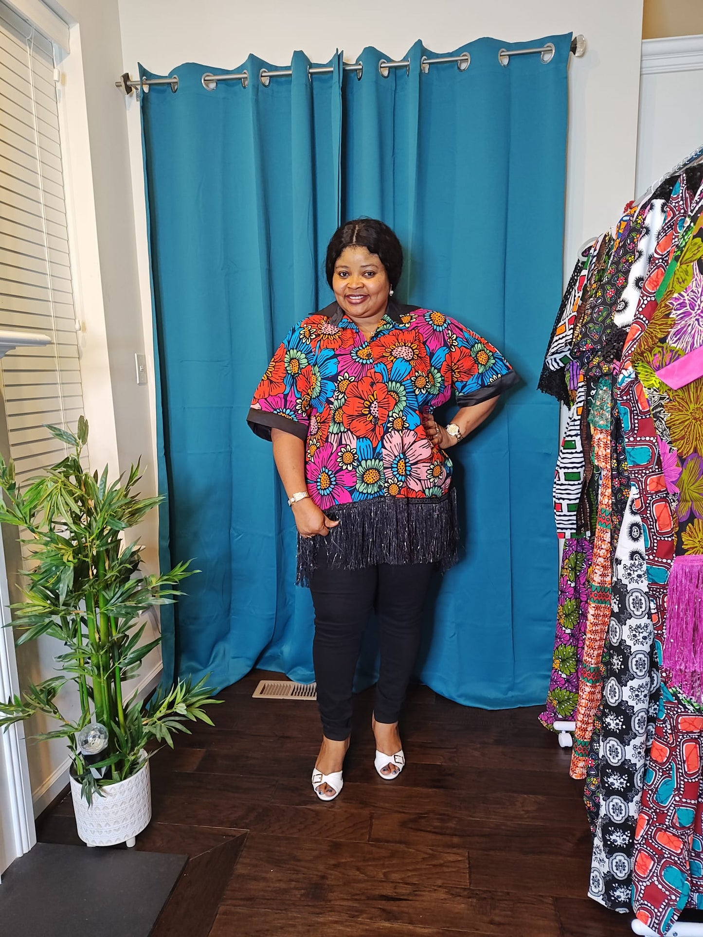 AFRICAN WOMEN TUNIC TOP