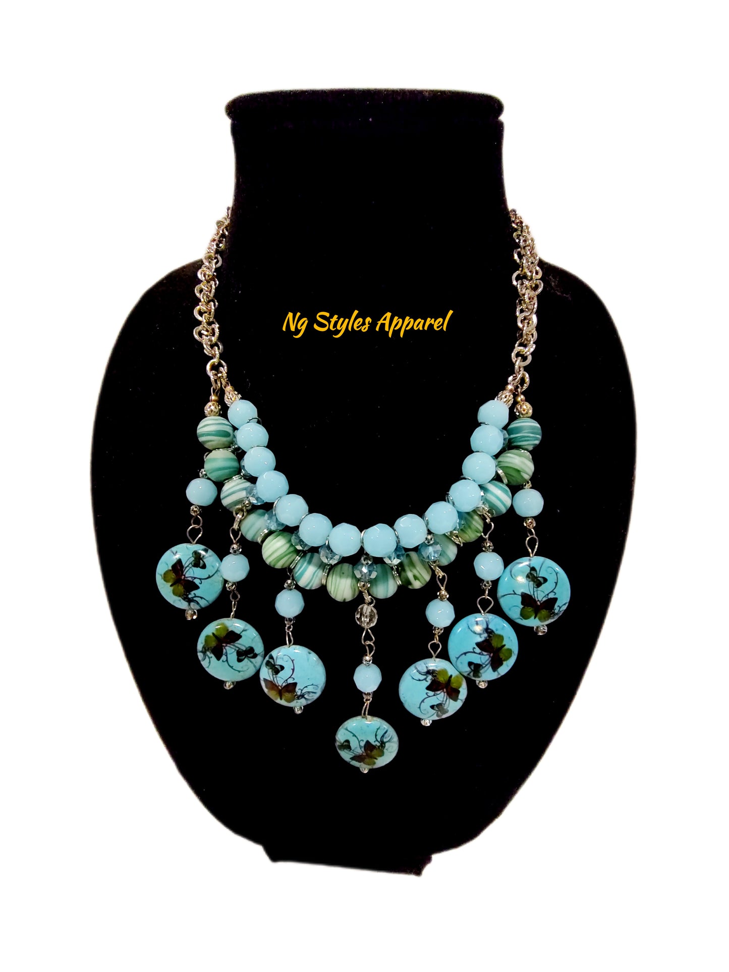 DROPLET BEADED JEWELRY SET