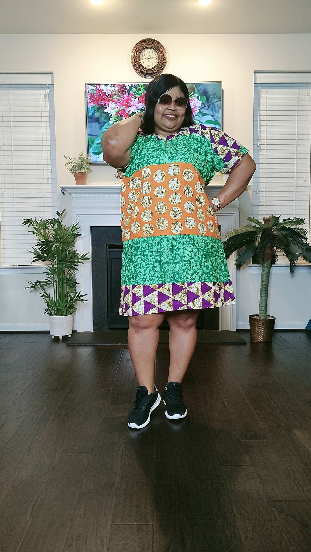 ALARA AFRICAN SHIFT DRESS